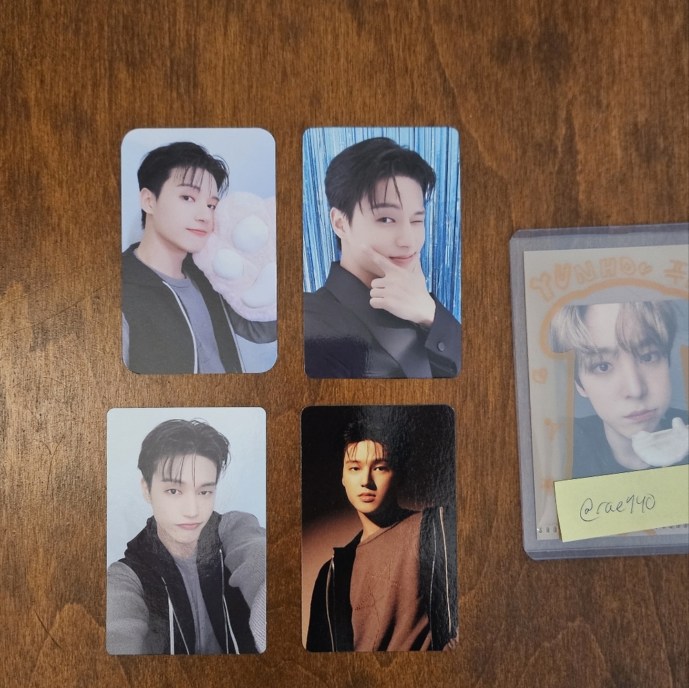 Ateez Wooyoung Golden Hour Photocard Bundle